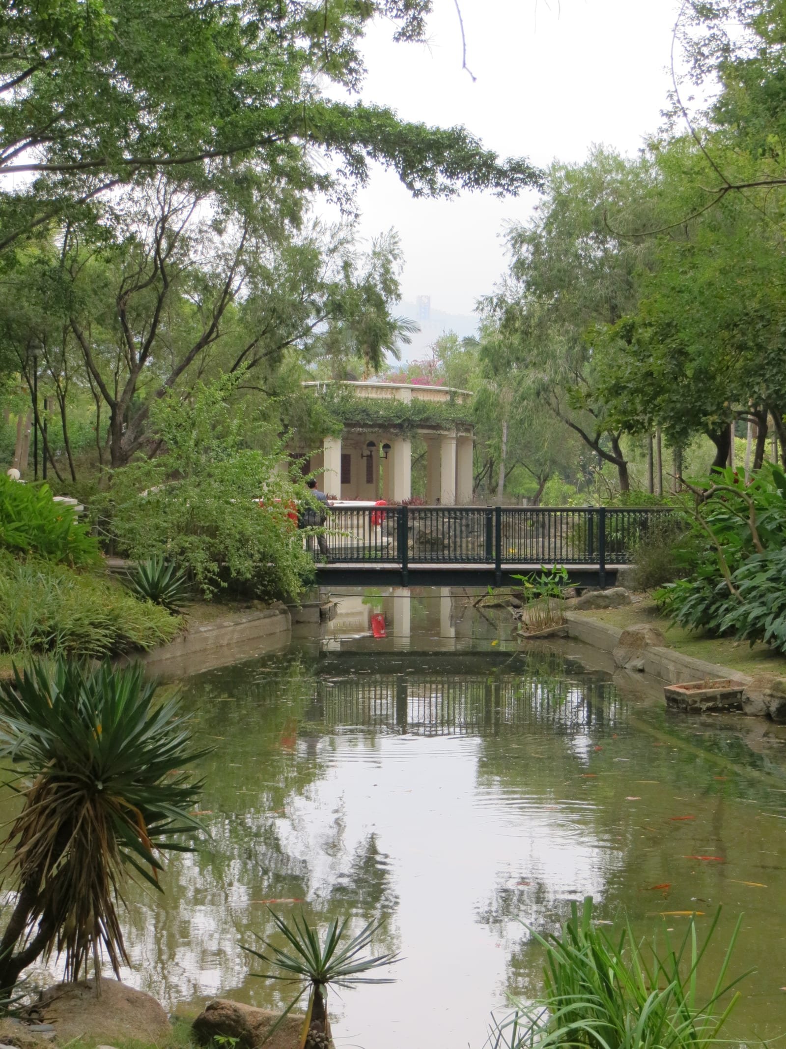 Ornamental lake in Tsing Yi Park, Hong Kong